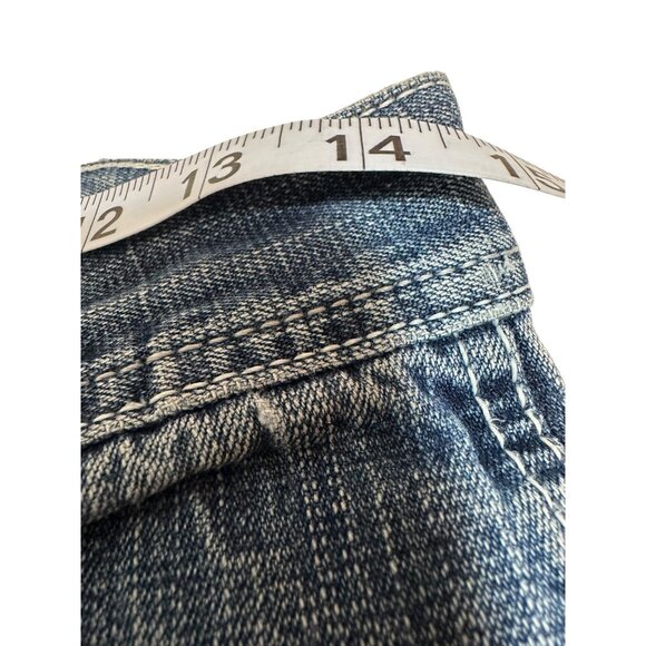 Southpole 4180  Mens Relaxed Fit Blue Jeans Distressed Denim Casual Wear Size 32 - Picture 11 of 16